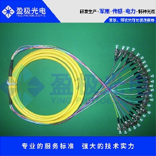 束状、带状光纤光缆连接器组件